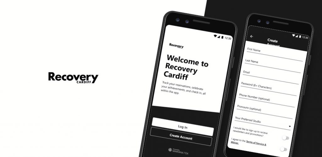 Recovery Cardiff mobile phone app